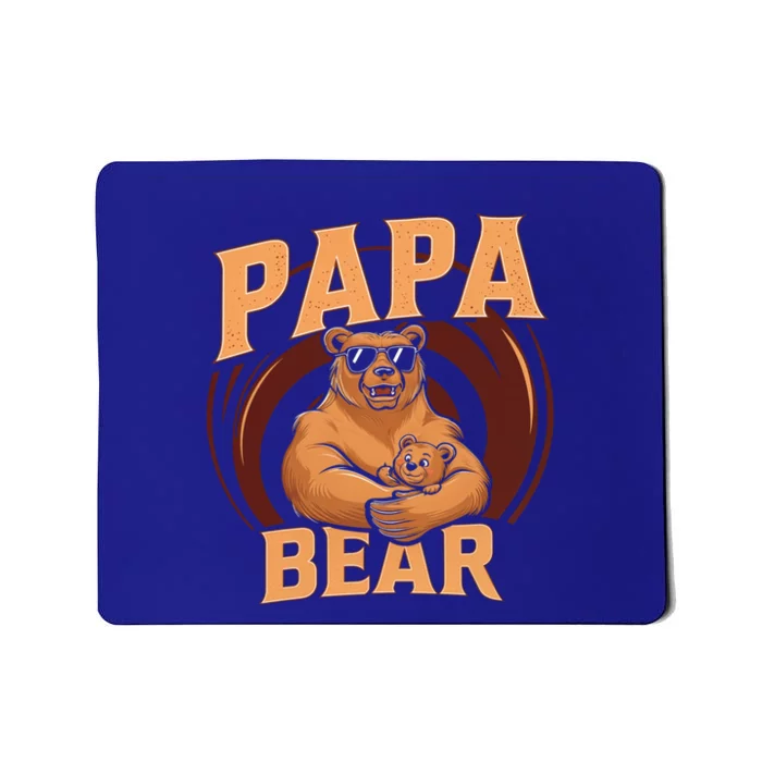 Papa Bear Cute Bears Family Father Dad Daddy Papa Bear Great Gift Mousepad