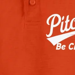 Pitches Be Crazy Baseball Humor Dry Zone Grid Performance Polo