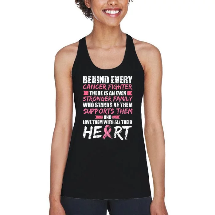 Pink Breast Cancer Support Breast Cancer Women Women's Racerback Tank