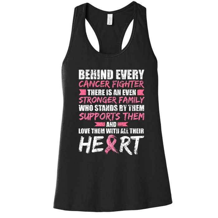 Pink Breast Cancer Support Breast Cancer Women Women's Racerback Tank