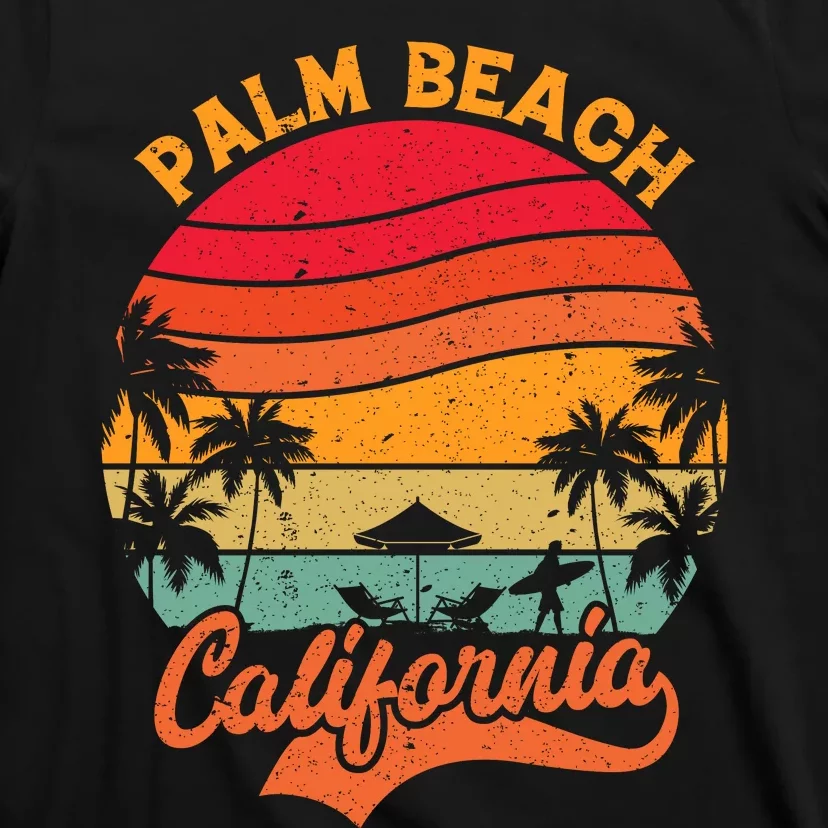 Palm Beach California Surfing Paradise T-Shirt