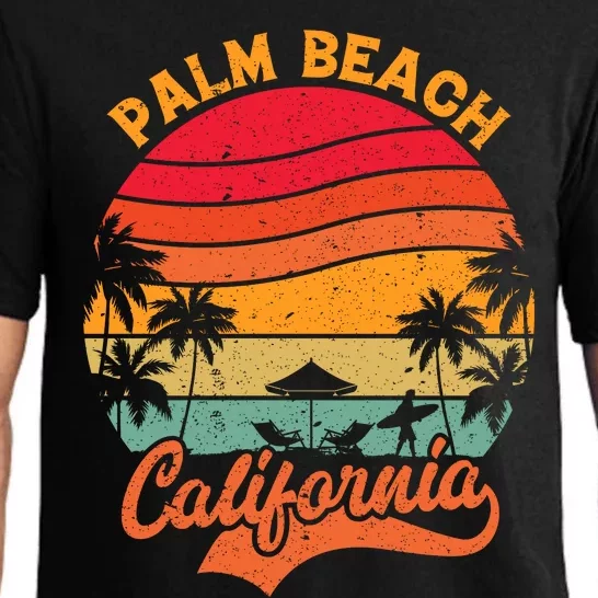 Palm Beach California Surfing Paradise Pajama Set