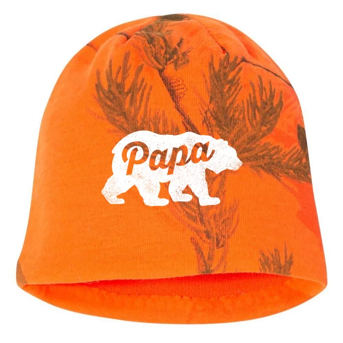 Papa Bear Cute Fathers Day Top Gift Kati - Camo Knit Beanie