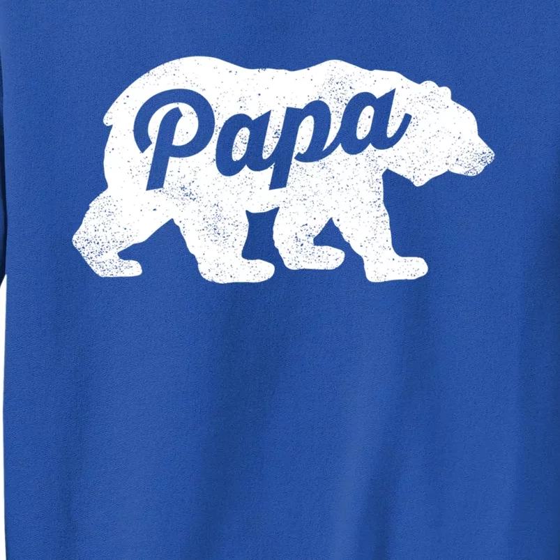 Papa Bear Cute Fathers Day Top Gift Tall Sweatshirt