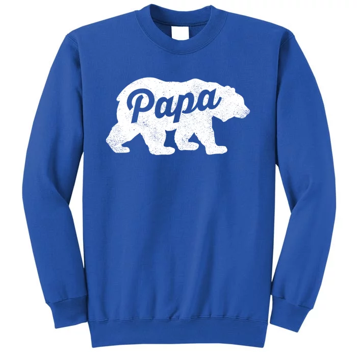 Papa Bear Cute Fathers Day Top Gift Tall Sweatshirt