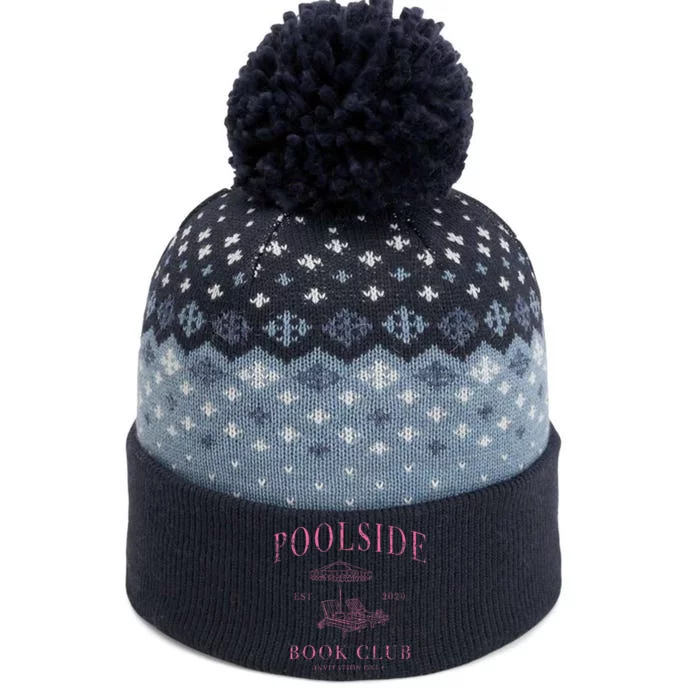 Poolside Book Club The Baniff Cuffed Pom Beanie