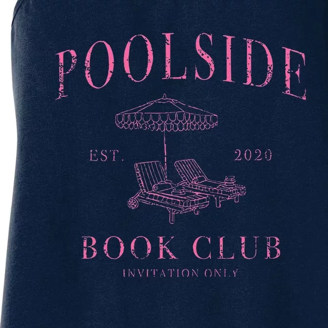 Poolside Book Club Women's Racerback Tank