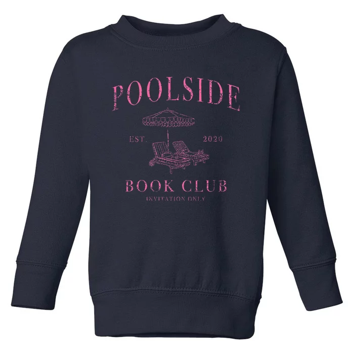 Poolside Book Club Toddler Sweatshirt