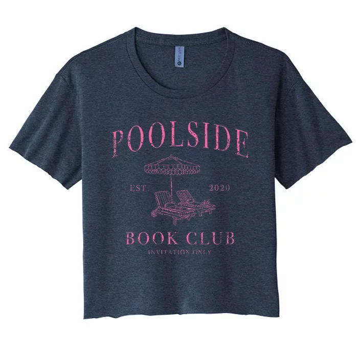 Poolside Book Club Women's Crop Top Tee