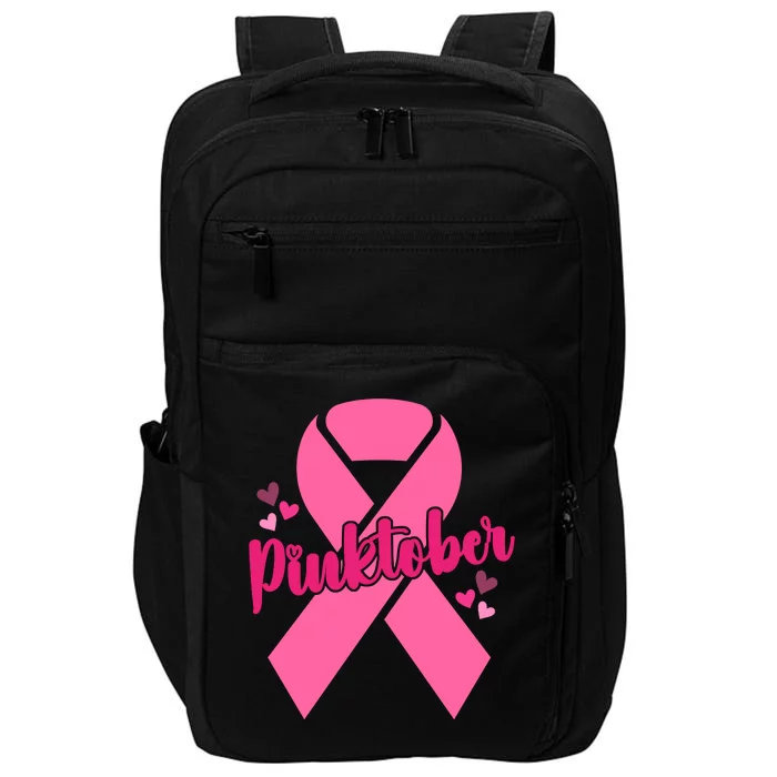 Pinktober Breast Cancer Awareness October Impact Tech Backpack