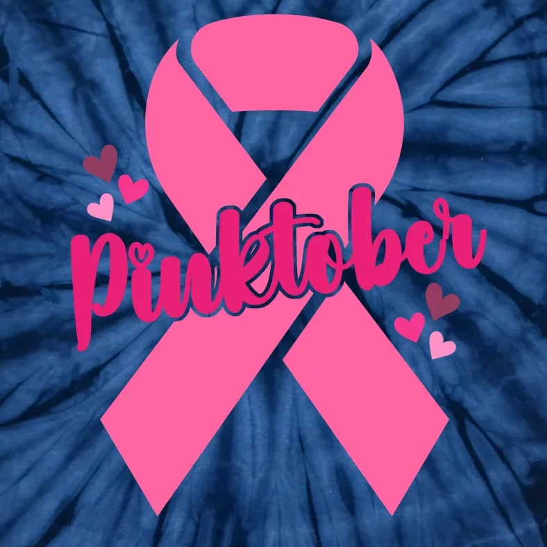 Pinktober Breast Cancer Awareness October Tie-Dye T-Shirt