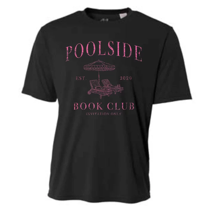 Poolside Book Club Relaxing Design Cooling Performance Crew T-Shirt