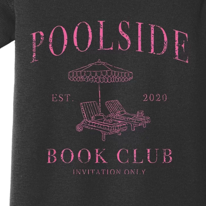 Poolside Book Club Relaxing Design Baby Bodysuit