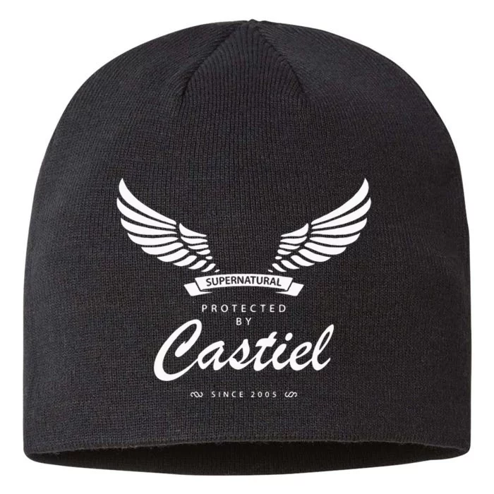 Protected By Castiel Supernatural 8 1/2in Sustainable Knit Beanie