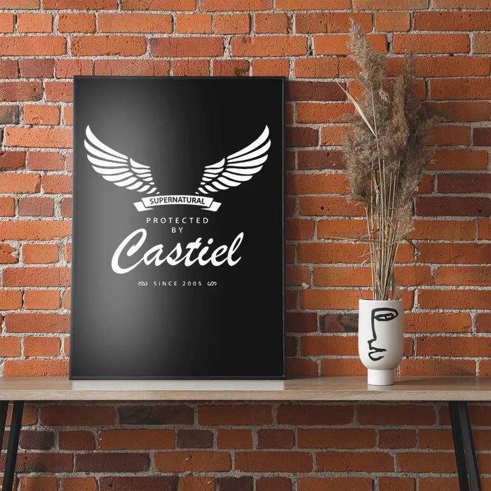 Protected By Castiel Supernatural Poster