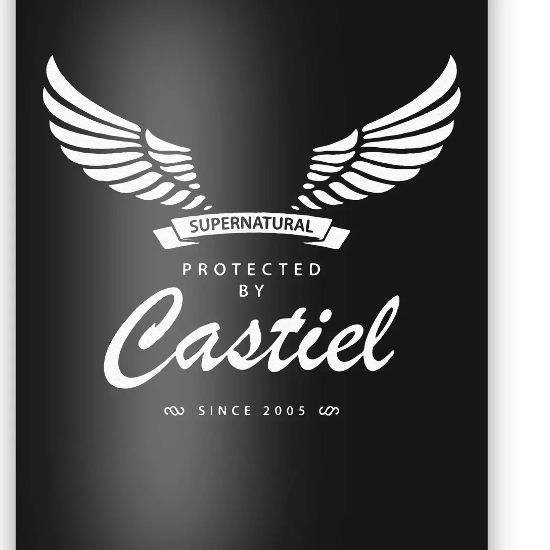 Protected By Castiel Supernatural Poster