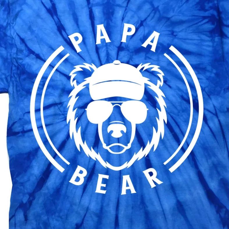 Papa Bear Cool Gift Tie-Dye T-Shirt