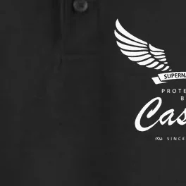 Protected By Castiel Supernatural Dry Zone Grid Performance Polo