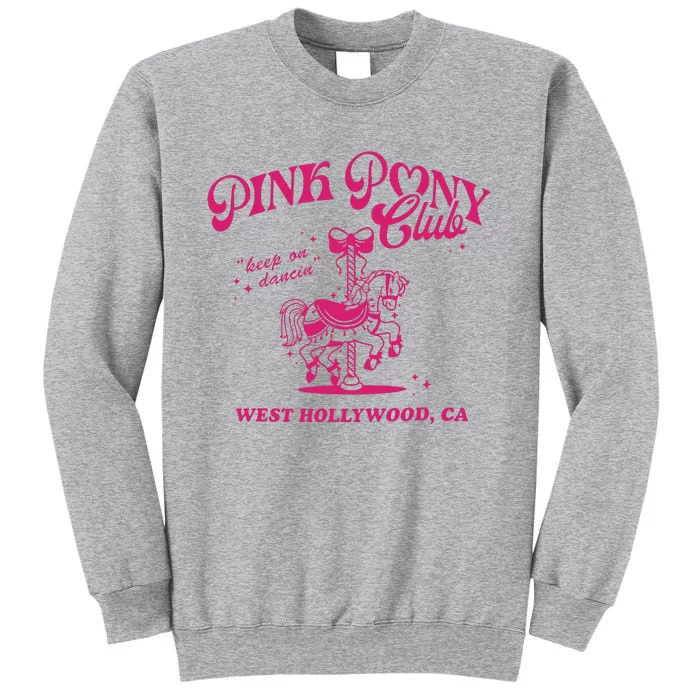 Pink Boots Cowgirl Western Pony Club Tall Sweatshirt