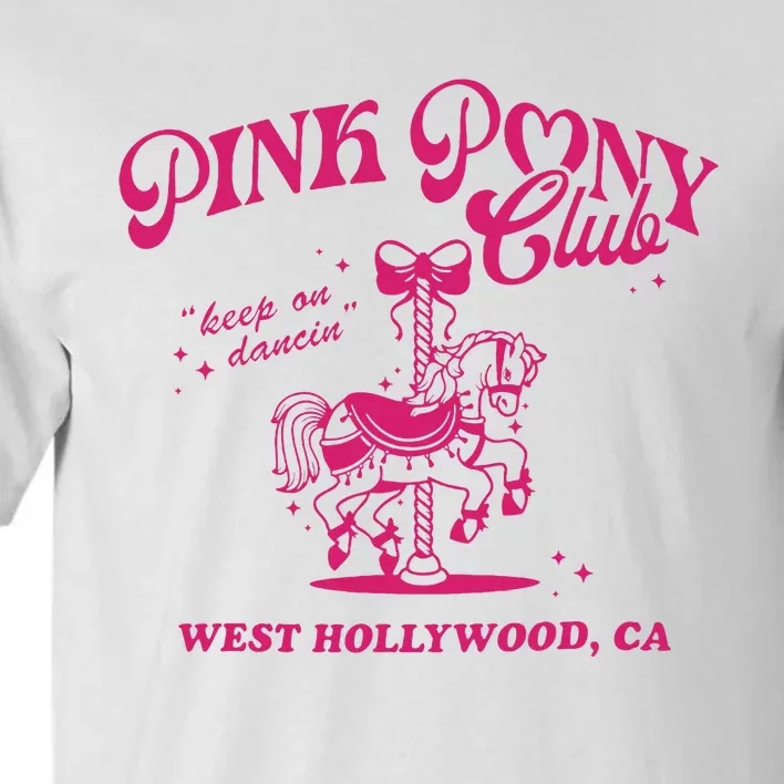 Pink Boots Cowgirl Western Pony Club Tall T-Shirt