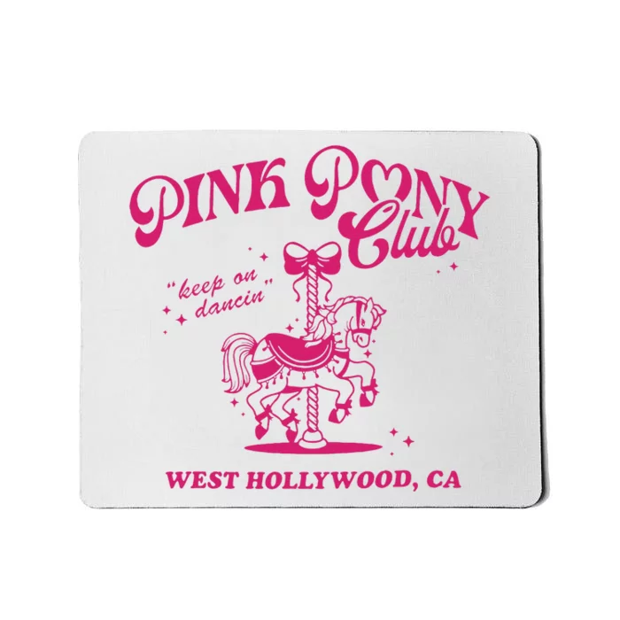 Pink Boots Cowgirl Western Pony Club Mousepad