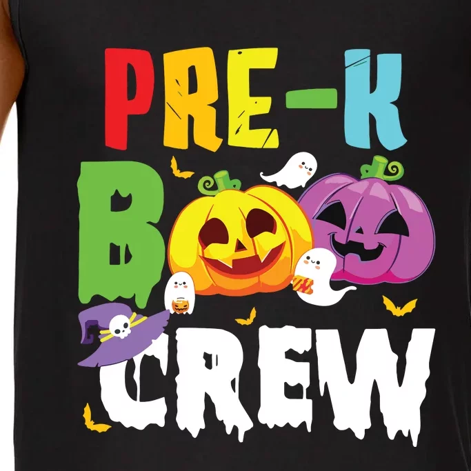 Prek Boo Crew Ghost Pumpkin Halloween Costume Teacher Kids Comfort Colors® Tank Top