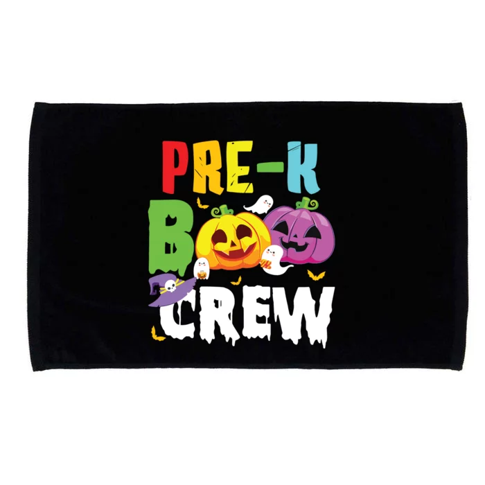 Prek Boo Crew Ghost Pumpkin Halloween Costume Teacher Kids Microfiber Hand Towel