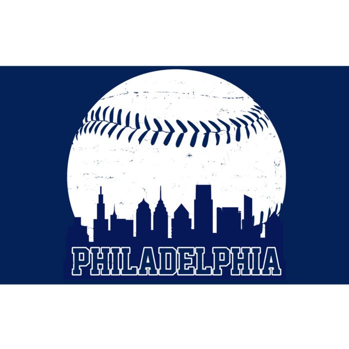 Philadelphia Baseball City Skyline Bumper Sticker