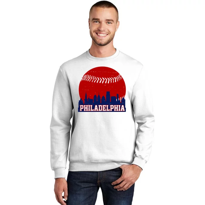 Philadelphia Baseball City Skyline Sweatshirt