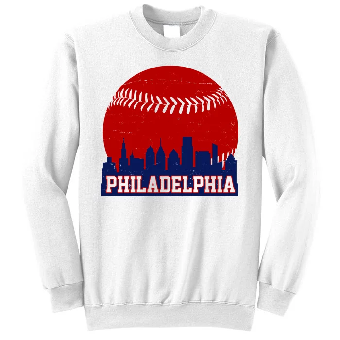 Philadelphia Baseball City Skyline Sweatshirt