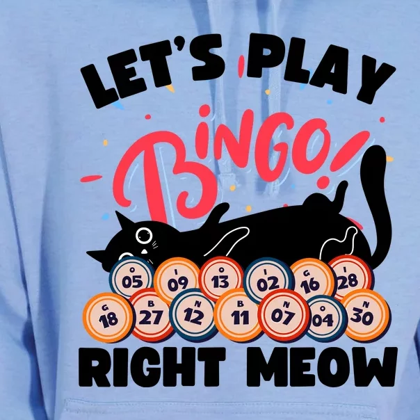 Play Bingo & Cat Bingo Player Gambling Bingo Unisex Surf Hoodie