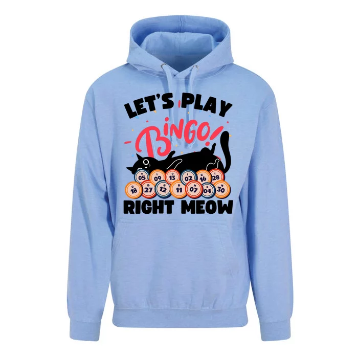 Play Bingo & Cat Bingo Player Gambling Bingo Unisex Surf Hoodie