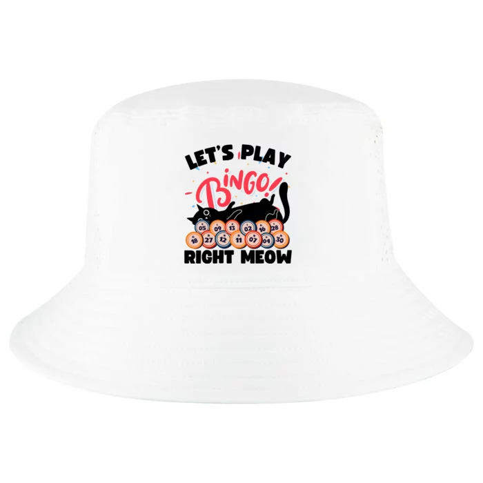 Play Bingo & Cat Bingo Player Gambling Bingo Cool Comfort Performance Bucket Hat