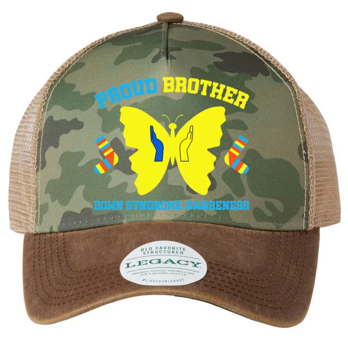 Proud Brother Down Syndrome Awareness Legacy Tie Dye Trucker Hat