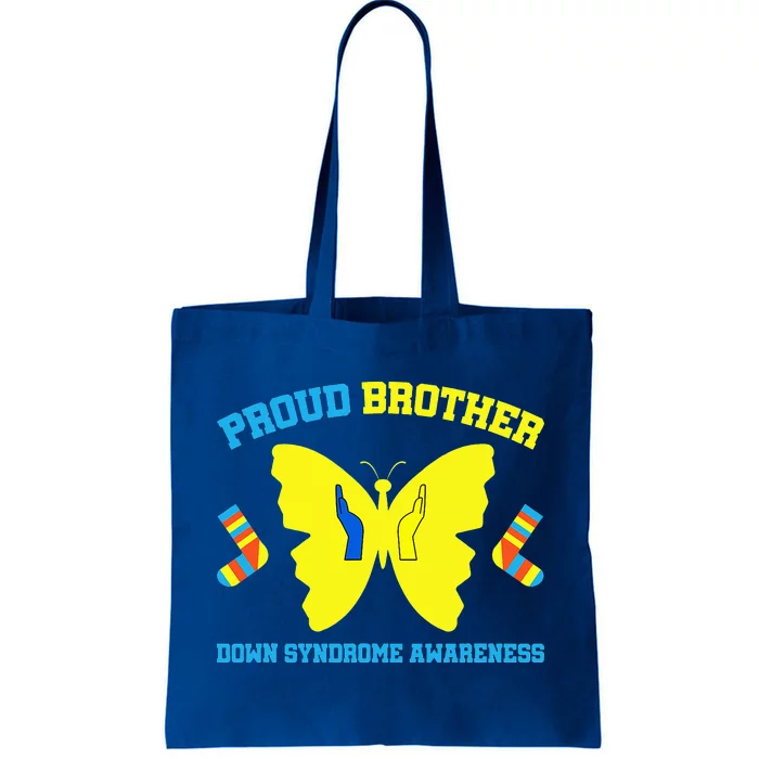 Proud Brother Down Syndrome Awareness Tote Bag