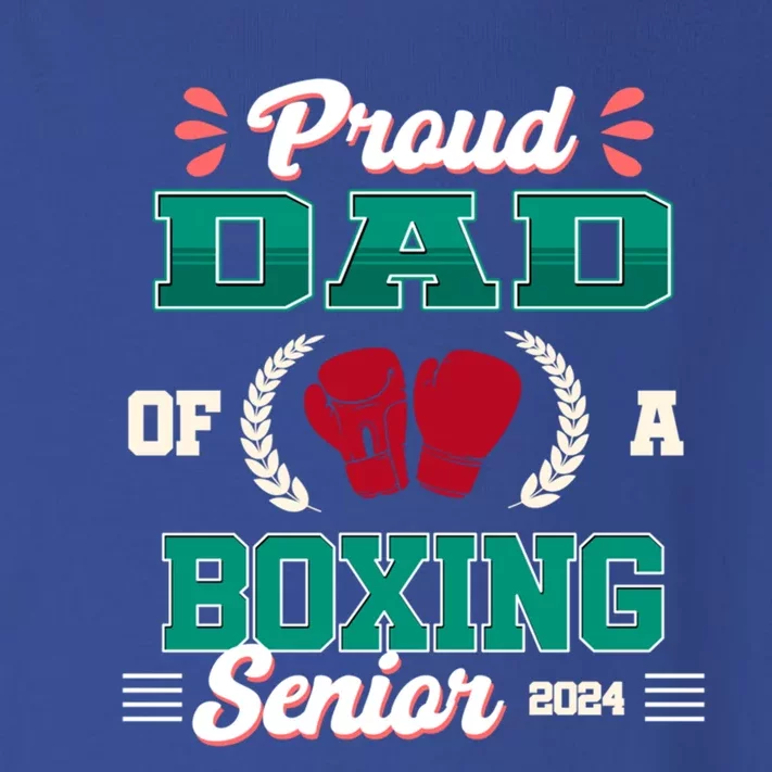 Proud Boxing Dad Of A 2024 Senior Cute Gift Toddler Long Sleeve Shirt