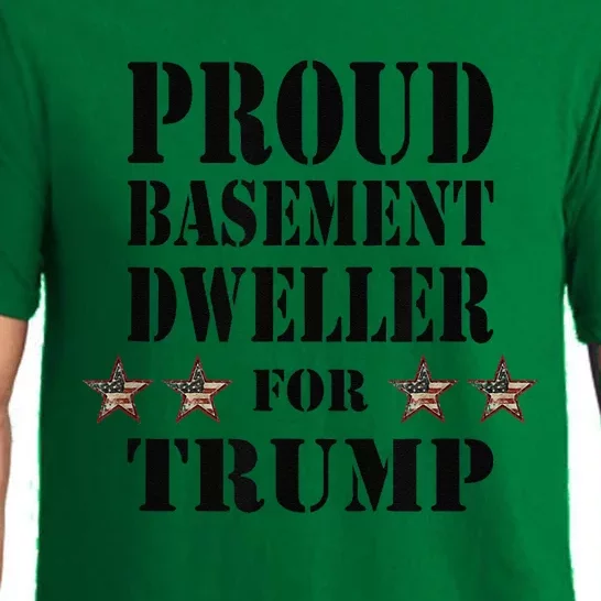 Proud Basement Dweller For Trump For President Pajama Set