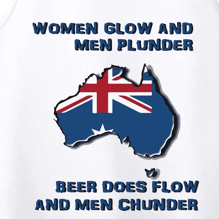 Plunder Beer Does Flow And Chunder Performance Tank