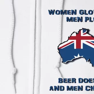 Plunder Beer Does Flow And Chunder Full Zip Hoodie