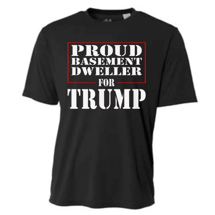 Proud Basement Dweller For Trump For President Cooling Performance Crew T-Shirt