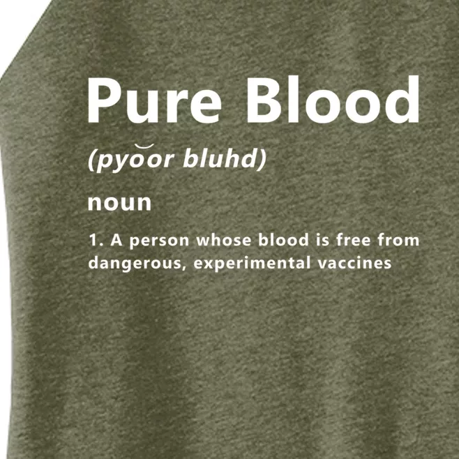 Pure Blood Definition Women’s Perfect Tri Rocker Tank