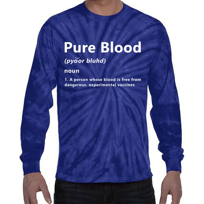 Pure Blood Definition Tie-Dye Long Sleeve Shirt