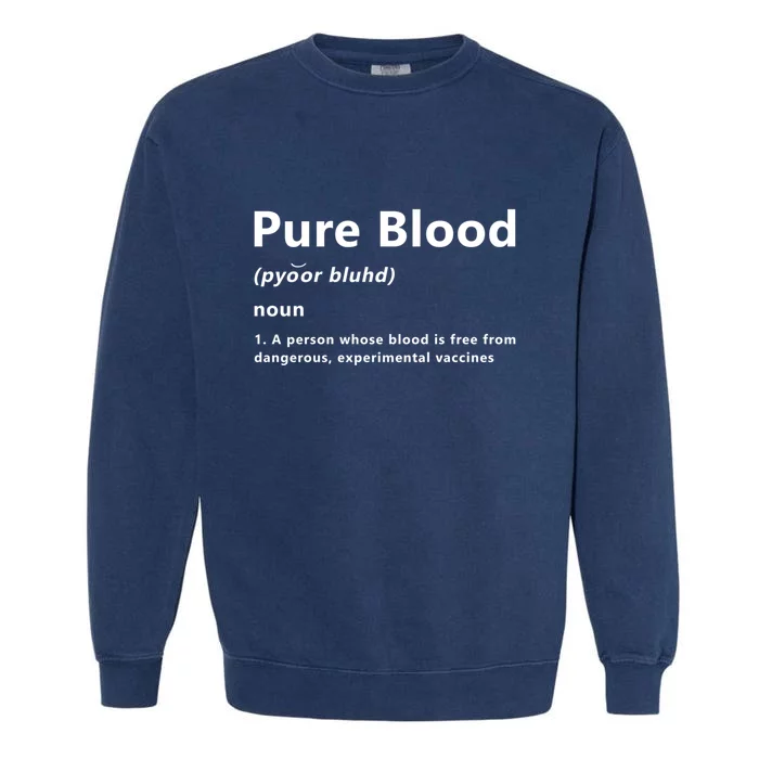 Pure Blood Definition Garment-Dyed Sweatshirt