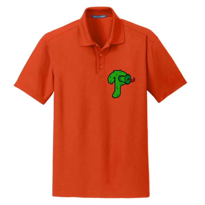 Phanatic Baseball Design Dry Zone Grid Performance Polo