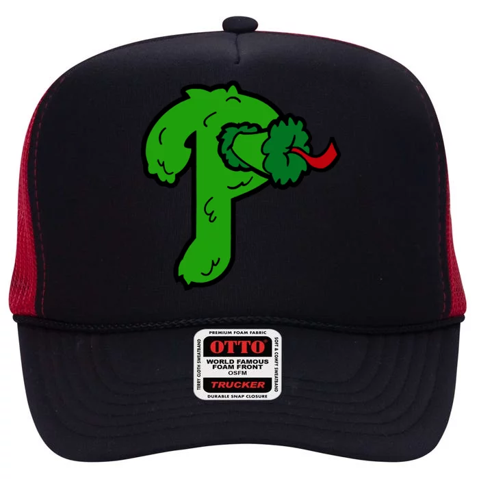 Phanatic Baseball Design High Crown Mesh Trucker Hat