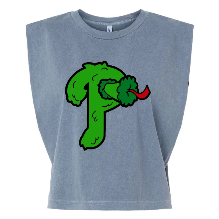 Phanatic Baseball Design Garment-Dyed Women's Muscle Tee