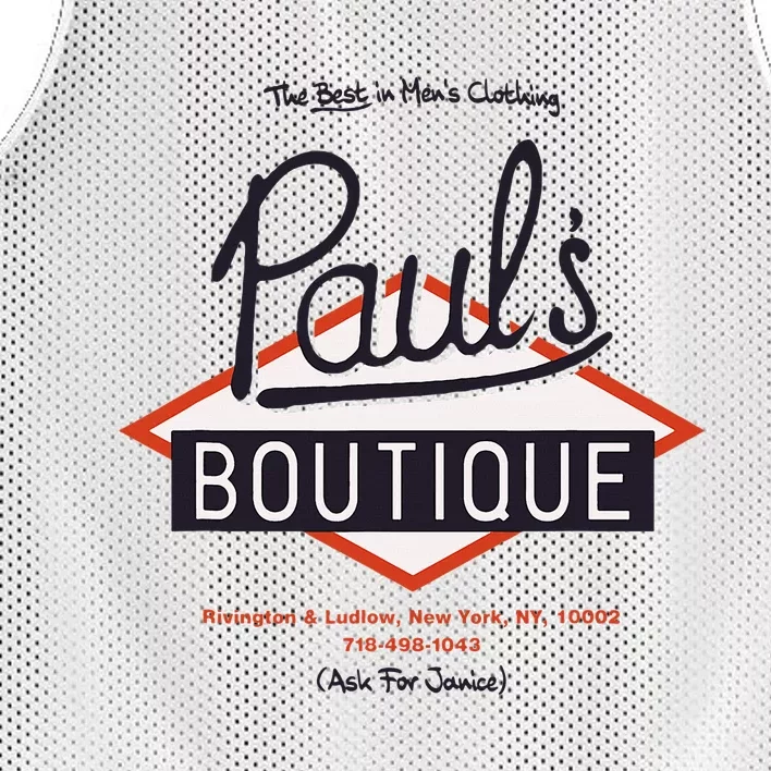 Paul Boutique Diamond Mesh Reversible Basketball Jersey Tank