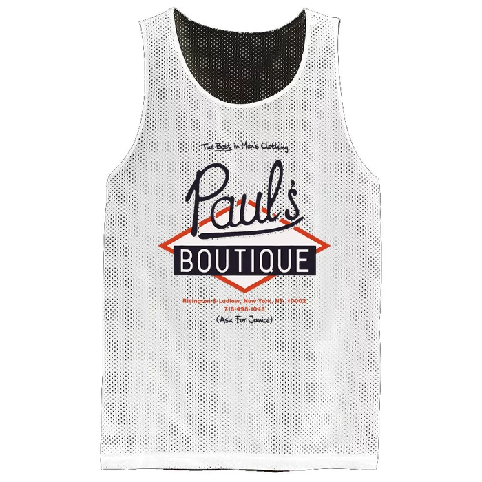 Paul Boutique Diamond Mesh Reversible Basketball Jersey Tank