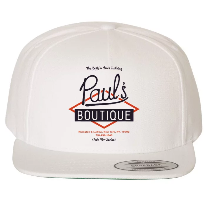 Paul Boutique Diamond Wool Snapback Cap