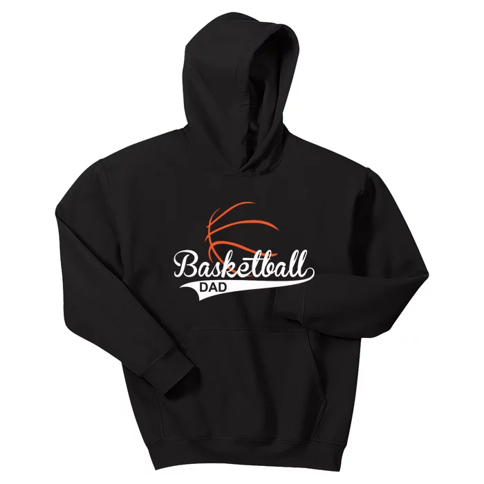 Proud Basketball Dad Funny Gift Kids Hoodie